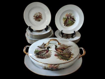 Tafelservies voor 6 (20) - Porselein - Limoges