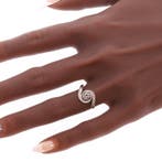 Ring - 18 karaat Geel goud, Witgoud - Diamant - Antiek Frans, Nieuw