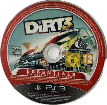 DiRT 3 - Essentials [Disc Only], Verzenden