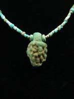 Oud-Egyptisch Ketting gemaakt van turquoise en