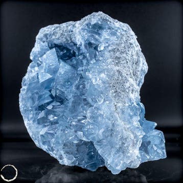 Natuurlijke celestietdruse uit Madagaskar – Hemelse