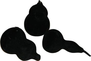 Bullis gedroogde kalebas Velvet Zwart 10 stuks, Nieuw