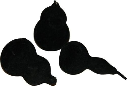 Bullis gedroogde kalebas Velvet Zwart 10 stuks, Huis en Inrichting, Woonaccessoires | Kunstplanten en Kunstbloemen, Nieuw