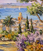 R. Vincent (1954) - Le village de Saint Tropez en Provence, Antiek en Kunst