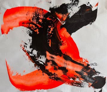 GALTU - MoonGraff-vol.208-XXL, Antiquités & Art, Art | Peinture | Moderne