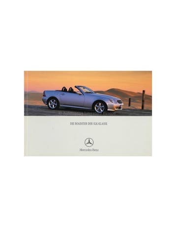 2002 MERCEDES BENZ SLK BROCHURE DUITS, Boeken, Ophalen of Verzenden, Nieuw