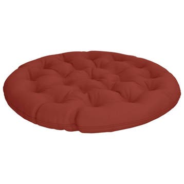 vidaXL Papasan Stoel Kussen VIANEN 100% Polyester Rood Ø 120, Verzenden