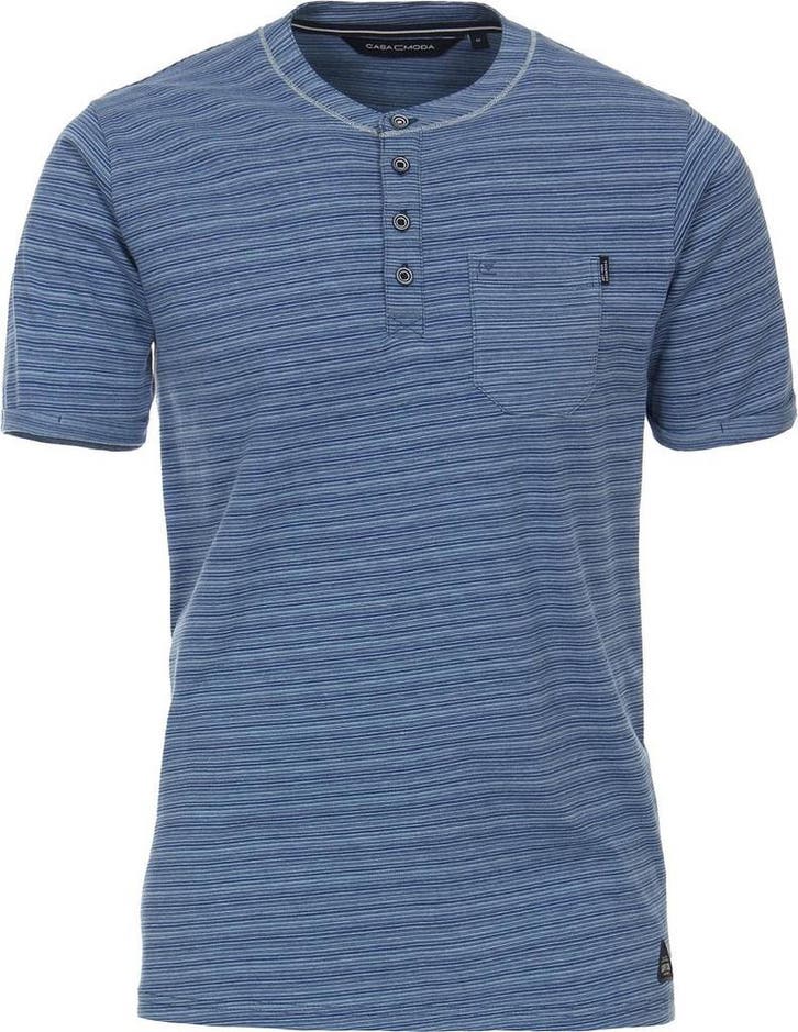 CASAMODA T-Shirt Blauw Strepen maat Maat 52/54 (L) Heren, Kleding | Heren, T-shirts, Blauw, Nieuw, Maat 52/54 (L), Verzenden