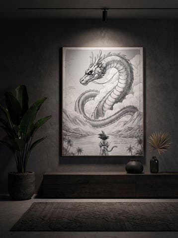 daveY - DRAGON BALL – CONCEPT STUDY: SHENRON & GOKU –, Nieuw
