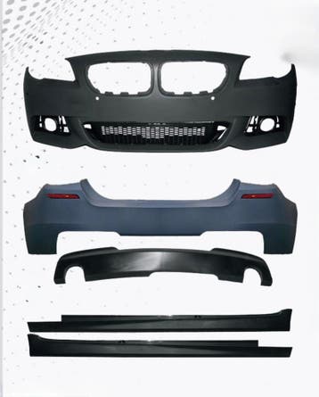 BMW F10 LCI M-Tech Bodykit – Dubbele Uitlaat L+R, Nieuw, Voor, BMW, Bumper