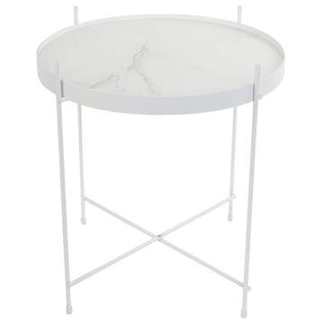 Zuiver Cupid Bijzettafel Marmer Wit, Verzenden