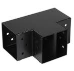 Starx paalverbinder type-T 90x90 mm zwart, Bricolage & Construction