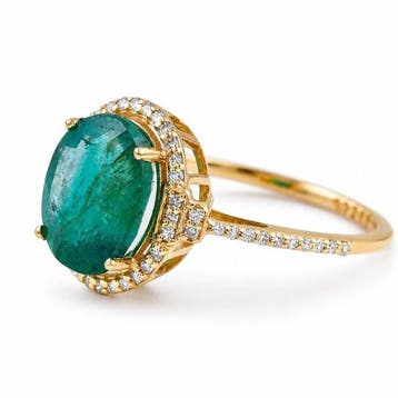 Sans prix de réserve - Bague - 14 carats Or jaune - 2.87ct., Nieuw