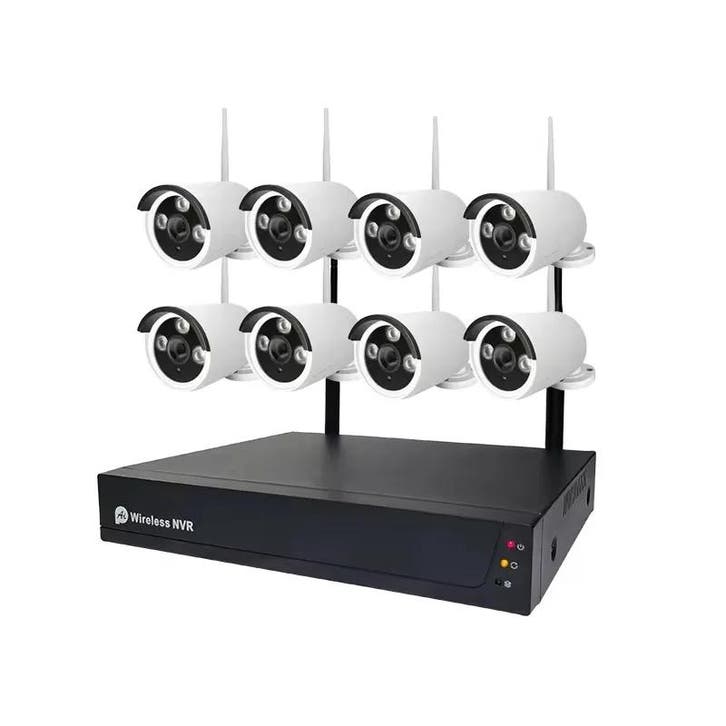 DrPhone SmartVision Draadloos WiFi NVR Camera Kit - 8 Camera, Audio, Tv en Foto, Videocamera's Digitaal, Nieuw, Verzenden