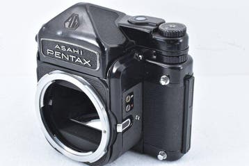 Asahi, Pentax 6x7 TTL with Grip + Super-Multi-Coated Macro, Audio, Tv en Foto, Fotocamera's Analoog, Nieuw