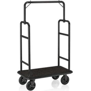 Bagagetrolley | TRANSIT | RVS | Zwart | Wielen (Geremd) |, Verzenden, Nieuw in verpakking