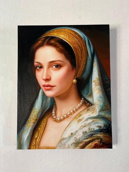 Leon Poynter (1970) - Beatrix - Joy blooming wherever she, Antiek en Kunst, Kunst | Schilderijen | Modern