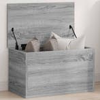 vidaXL Opbergbox 60x35x35 cm bewerkt hout grijs sonoma, Verzenden
