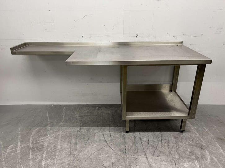 RVS Werktafel Tafel 198,5 x 73 x 91 cm Horeca, Zakelijke goederen, Horeca | Meubilair en Inrichting, Ophalen of Verzenden