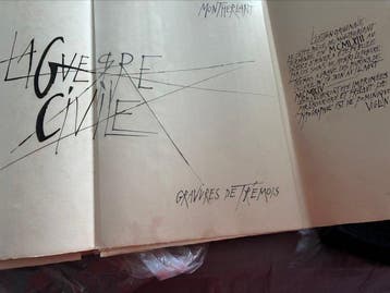 Montherlant / Pierre-Yves Trémois - La guerre civile - 1964, Antiquités & Art