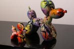 RichART - Balloon Dog version dollar avec son petit - 21 cm