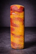 Geel jaspis vrije vorm met rode aders – Zuid-Afrika |