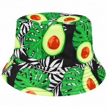 Bucket Hat Hoedje – Avocadoprint – Groen