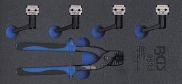 Bgs Technic Pijpbuigapparaat- en remleidingsklemmen-set 4,75, Verzenden, Nieuw