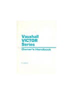 1971 VAUXHALL VICTOR INSTRUCTIEBOEKJE ENGELS