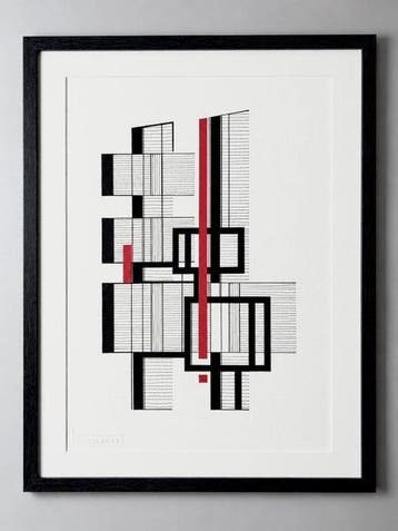Eugène Eechaut (1928-2019) - Minimalist Abstract Composition