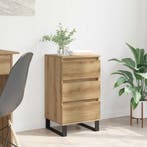 vidaXL Dressoir met lade artisanaal eikenkleurig Bewerkt, Huis en Inrichting, Kasten | Dressoirs, Verzenden, Nieuw