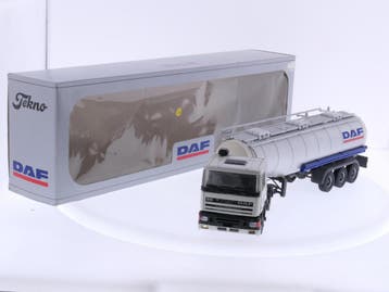 Schaal 1:50 Tekno MUS1346 DAF 95 spacecab met tankoplegge..., Ophalen of Verzenden, Zo goed als nieuw, Tekno