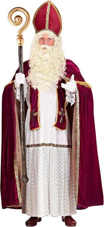 Sinterklaas Kostuum S/M - Luxe set | Retour deal 34% korting, Verzenden, Kleding, Maat 46 (S) of kleiner, WIDMANN MILANO Party Fashion