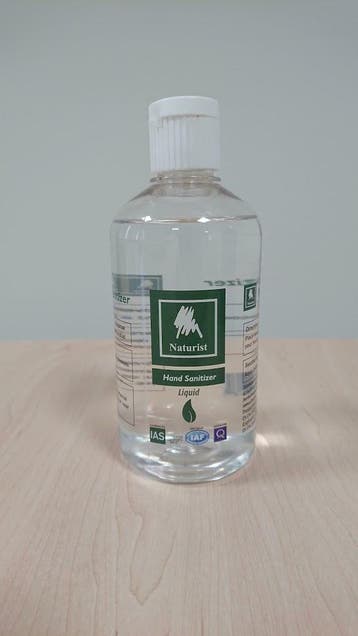 Naturist hand sanitizer 70% alcohol - 500 ML, Ophalen of Verzenden