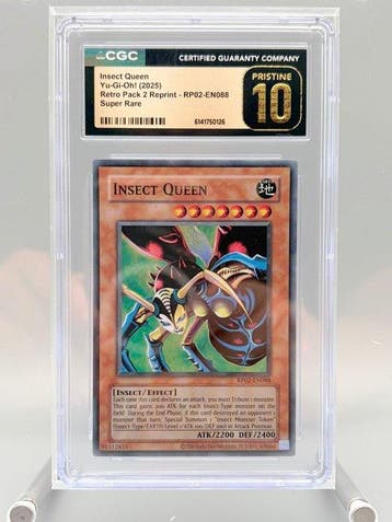 Konami - 1 Graded card - Yu-Gi-Oh! - Insect Queen - CGC, Nieuw