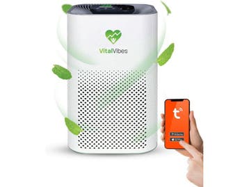 VitalVibes Pro - Luchtreiniger - HEPA Filter - Wit, Elektronische apparatuur, Luchtbehandelingsapparatuur, Verzenden, Nieuw