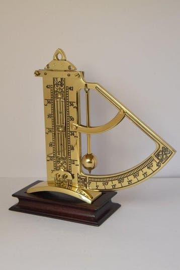 Franklin Mint - Maritieme clinometer - Gelakt messing - 1987