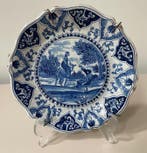 Wandbord - Aardewerk, faience - Delftsblauw bord