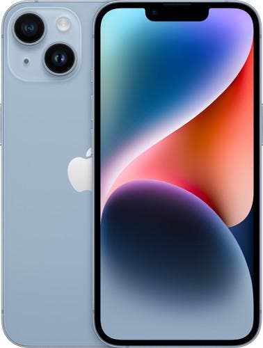 Nieuwstaat Apple iPhone 14 (model 2022) blauw 128GB + 12, Telecommunicatie, Mobiele telefoons | Apple iPhone, Zo goed als nieuw