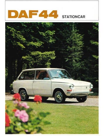 1968 DAF 44 STATIONCAR BROCHURE NEDERLANDS, Ophalen of Verzenden