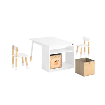 2dekans | Kinder Teken- en Speelset met Tafel en 2 Stoelen –, Ophalen of Verzenden