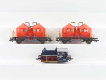 Trix H0 - 21334 - Treinset (1) - 3-Delige set Köf II met 2