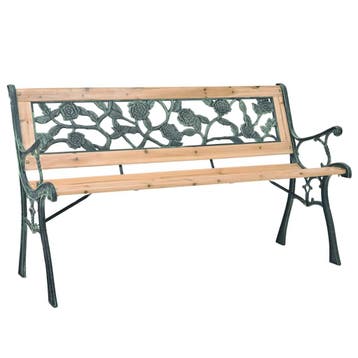 vidaXL Tuinbank 122 cm hout, Tuin en Terras, Verzenden, Nieuw