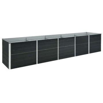 Plantenbak 4m Antraciet | Retour Deal | 34% korting!, 100 cm of meer, Verzenden, Zo goed als nieuw, Metaal
