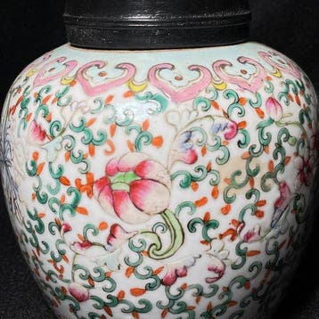 Gemberpot - Bloemdecoraties (Verkocht zonder reserveprijs) -, Antiek en Kunst