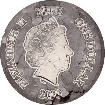 Niue. 1 Dollar 2020 1 oz Niue $1 Meteorite Campo Cielo Iron
