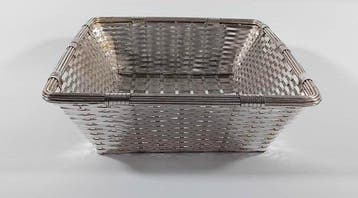 Christofle - Broodmand - Wickenwork - Legering, Verzilverd