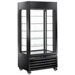 Chocoladevitrine | EXALTA | Energiezuinig | 600L | Zwart |, Verzenden