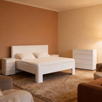 Van Os Diamant Houten Bed - 200 x 210, Huis en Inrichting, Slaapkamer | Bedden, Nieuw