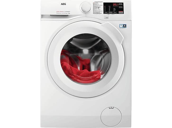 AEG - Wasmachine Voorlader - 8 kg - Wit, Elektronische apparatuur, Wasmachines, 95 cm of meer, 1200 tot 1600 toeren, Nieuw, Voorlader